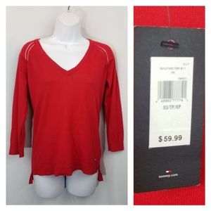 Tommy Hilfiger Red Sweater